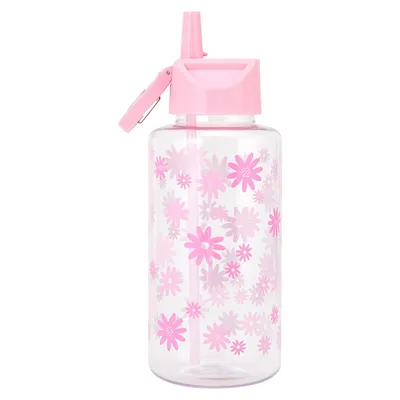 1L Floral Water Bottle