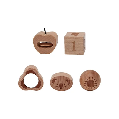 Wooden Sensory 5-Piece Toy Set