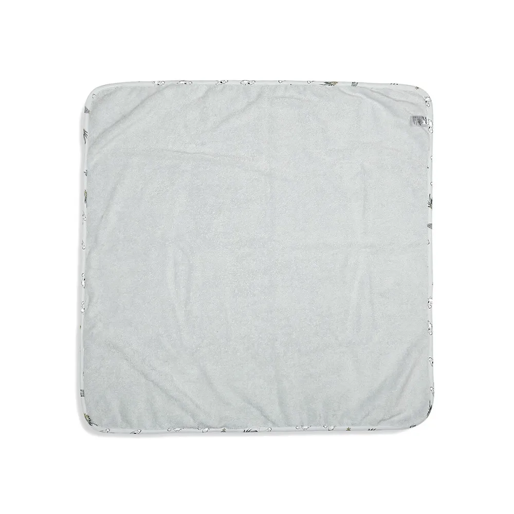 Kid's Koala-Print Hooded Towel