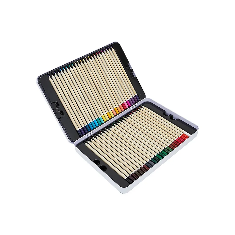 48-Piece Coloured Drawing Pencils Set