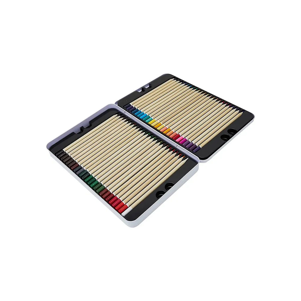 48-Piece Coloured Drawing Pencils Set