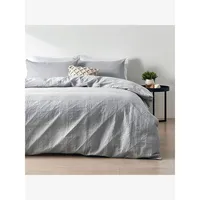 Hudson Quilted Cotton Quilt Cover Set