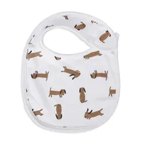 3-Pack Dog-Themed Baby Bibs
