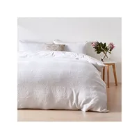 Palm Jacquard Duvet Cover Set