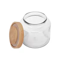 550ml Glass Jar With Wood Lid