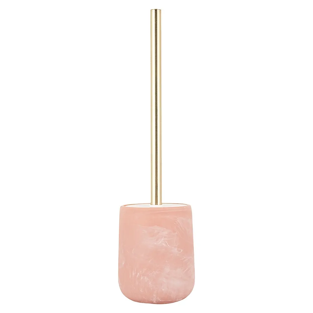 2-Piece Resin Toilet Brush Set