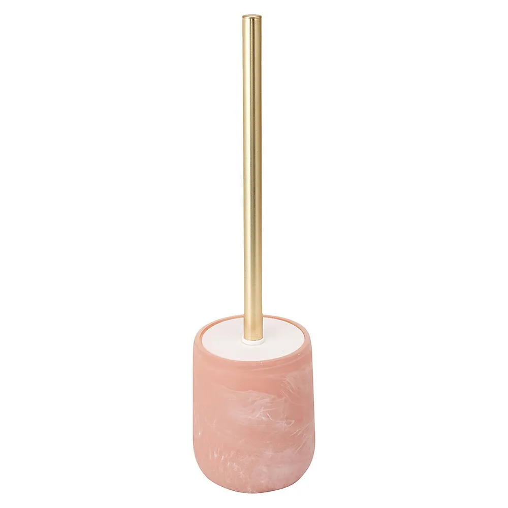 2-Piece Resin Toilet Brush Set