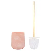 2-Piece Resin Toilet Brush Set