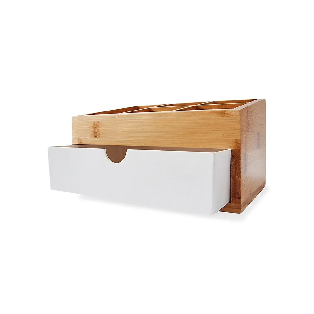 Bamboo Organizer With Drawer