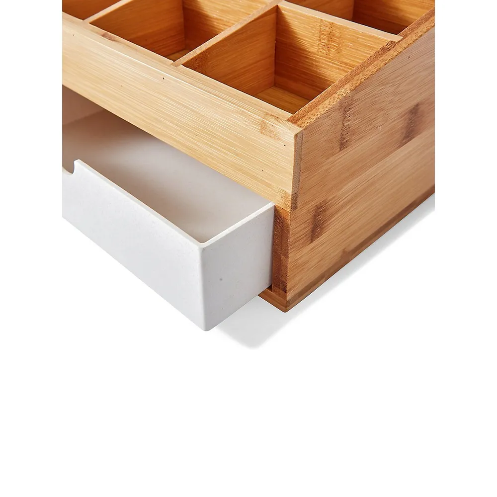 Bamboo Organizer With Drawer