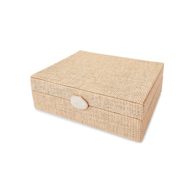 Anko Raffia Section Jewellery Box, Stylish Jewellery Organizer