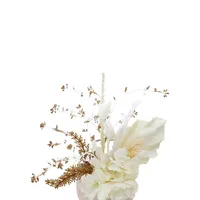 Artificial Mixed Flowers In Vase