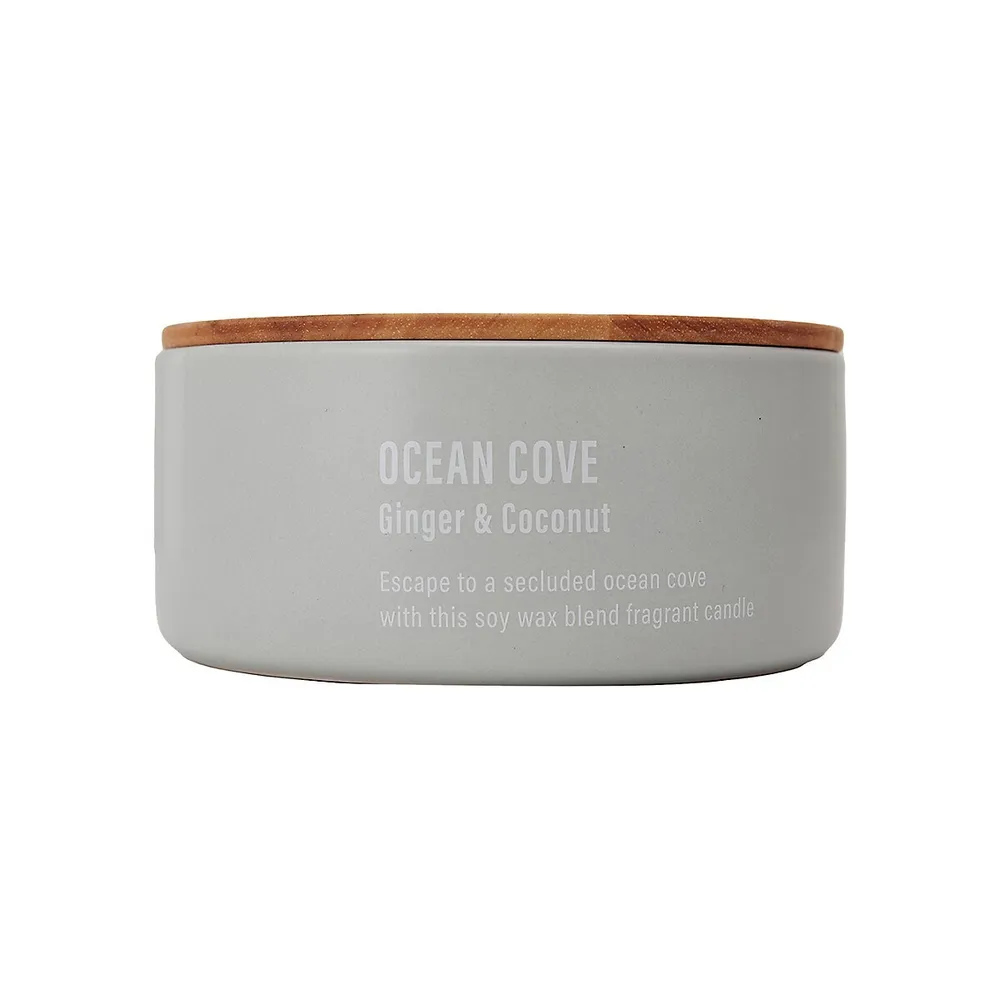 Ocean Cove Scented Large Candle, 508g