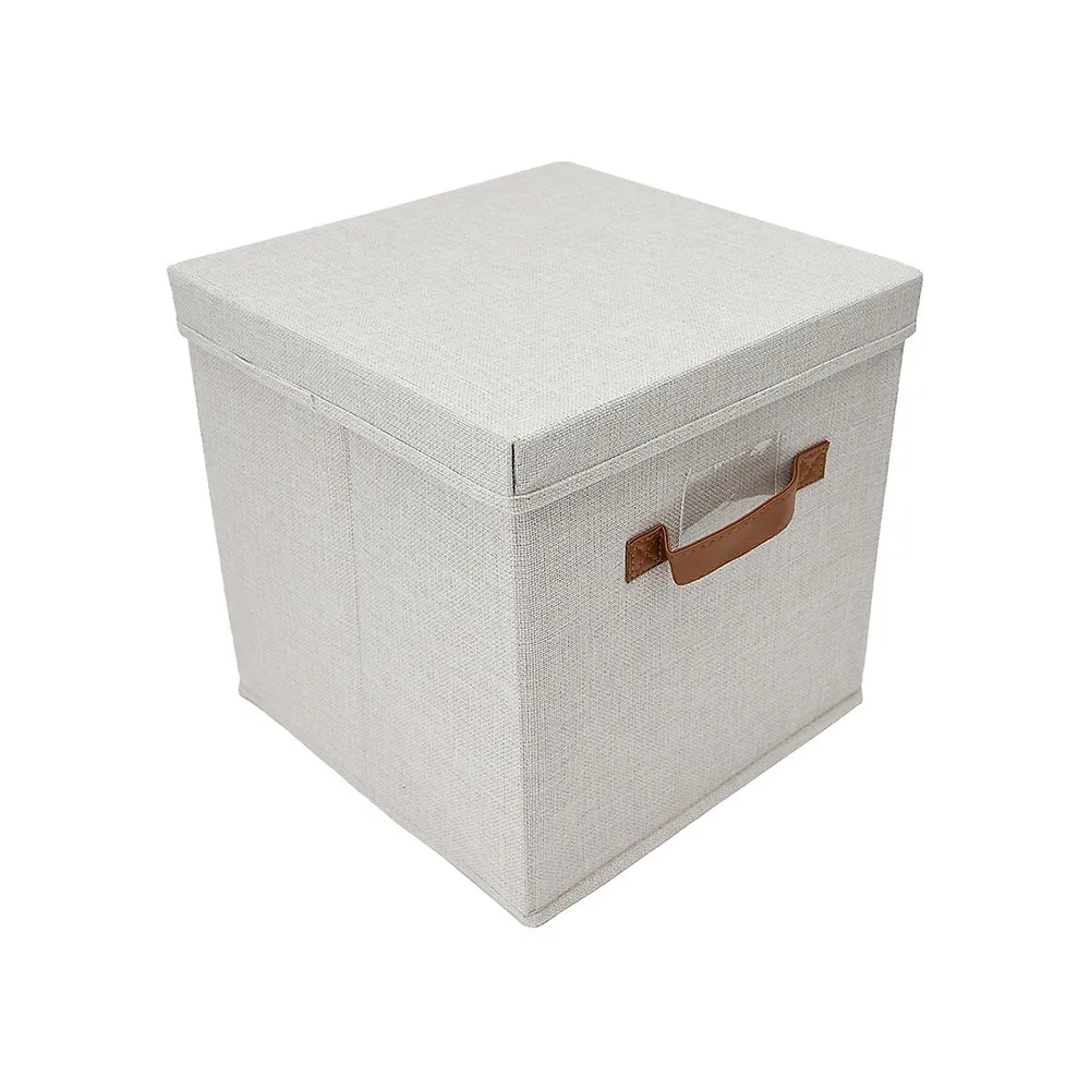 Linen-Look Storage Box