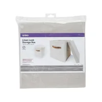 Linen-Look Storage Box