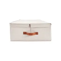 Linen-Look Underbed Storage Box