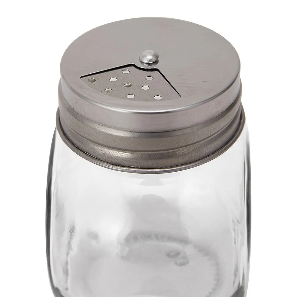 4-Pack Glass Spice Jar Set