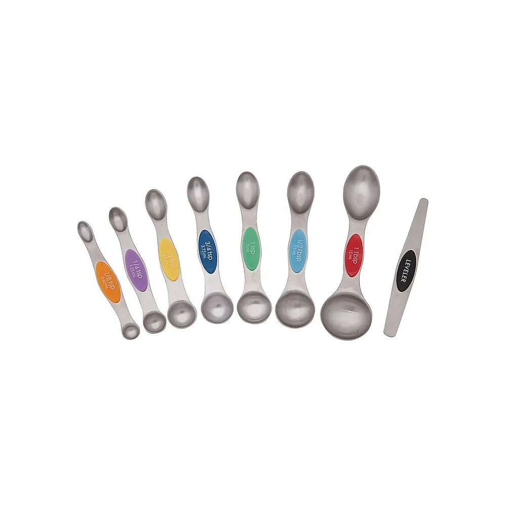 8-Piece Magnetic Measuring Spoons Set