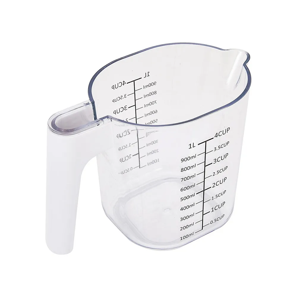 Starfrit Set Of 5 Nestable Measuring Cups, Dishwasher And