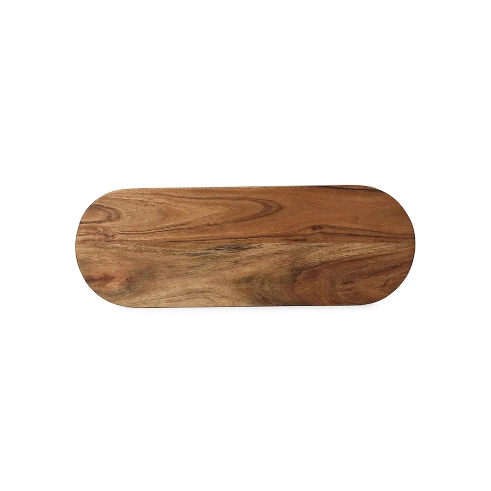 Acacia Footed Oval Serving Board