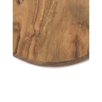 Acacia Footed Oval Serving Board