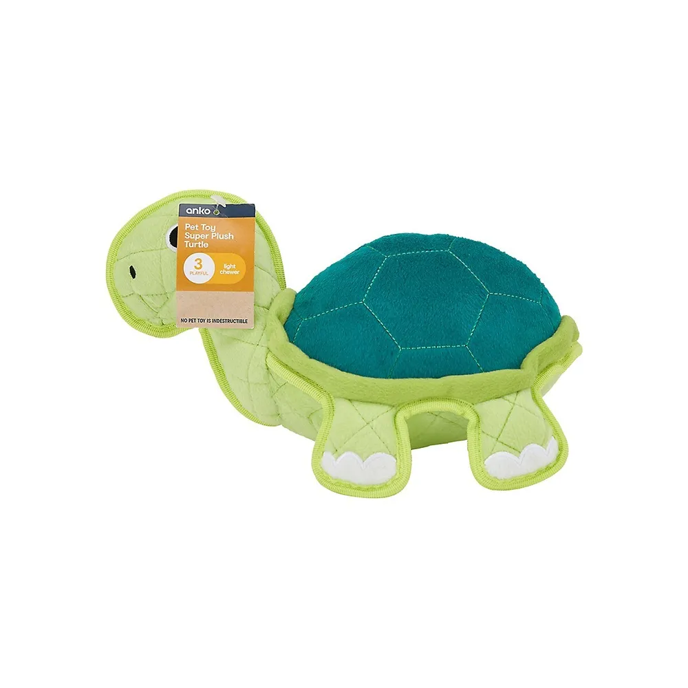 Super Plush Turtle Dog Toy