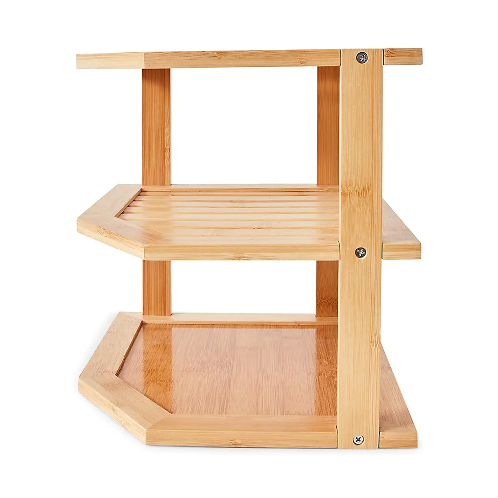 3-Tier Bamboo Pantry Shelf