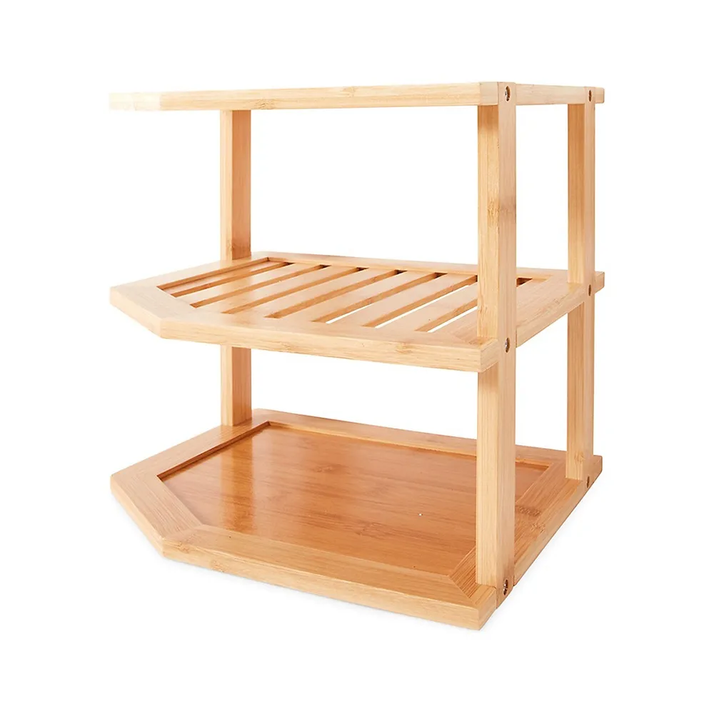 3-Tier Bamboo Pantry Shelf