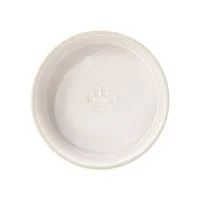 Ceramic Debossed Dog Bowl