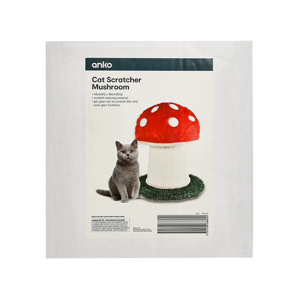 Mushroom Cat Scratcher