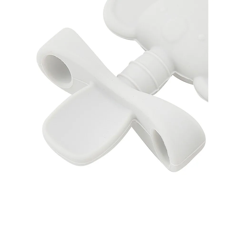 2-Piece Elephant Silicone Teething Cutlery Set