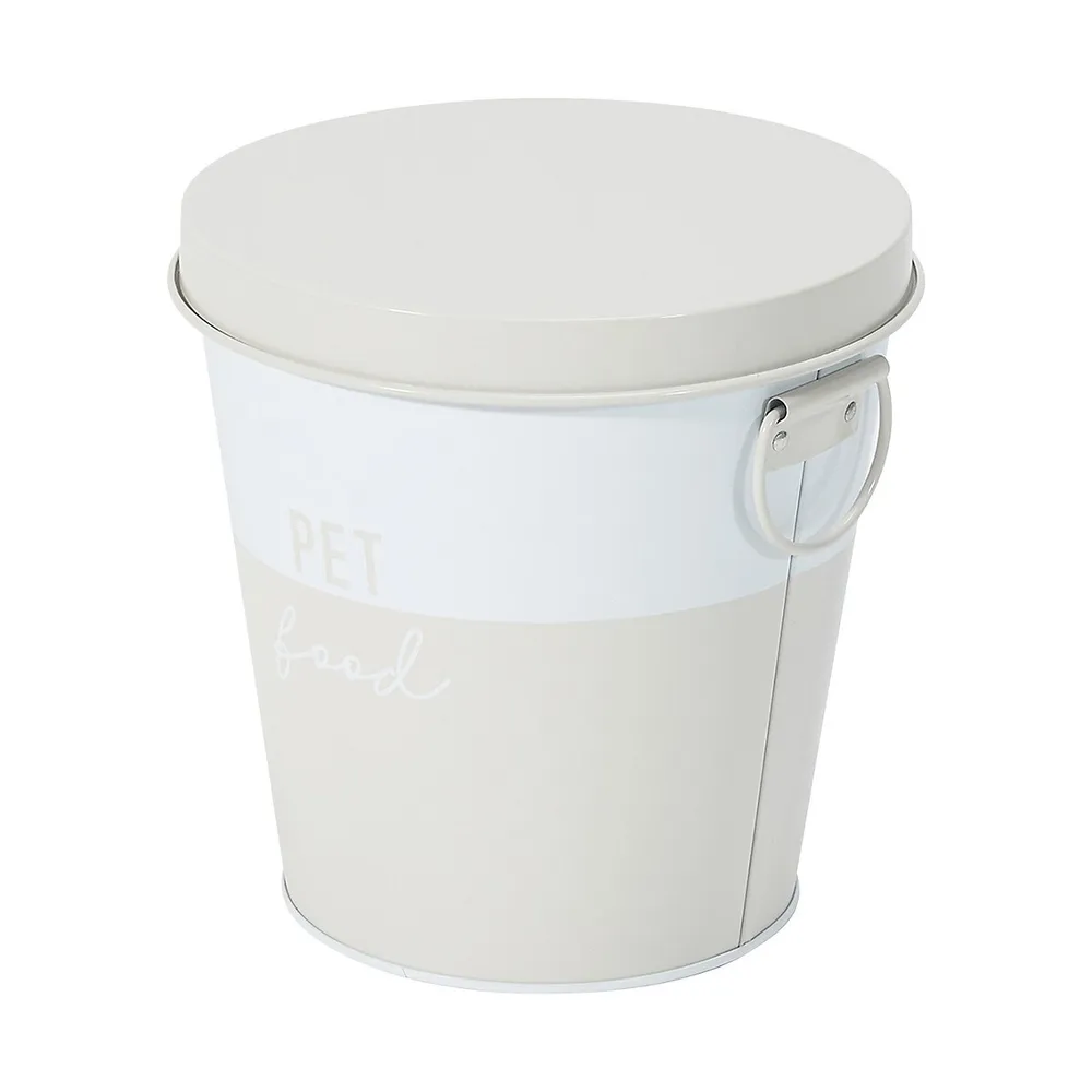 Pet Food Storage Tin and Lid - 5.5L