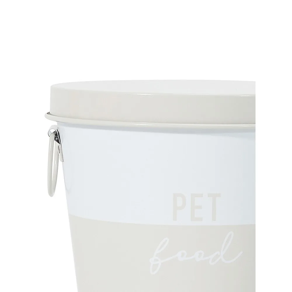 Pet Food Storage Tin and Lid - 5.5L