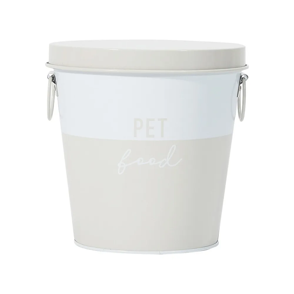 Pet Food Storage Tin and Lid - 5.5L