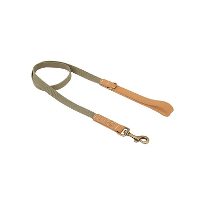 Leather and Canvas Dog Leash