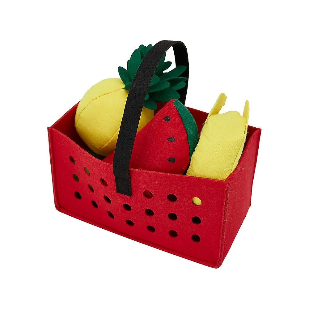 Fruits and Vegetable Basket Toy Set