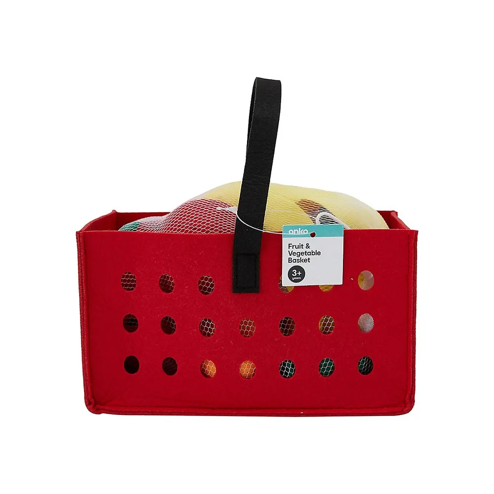 Fruits and Vegetable Basket Toy Set