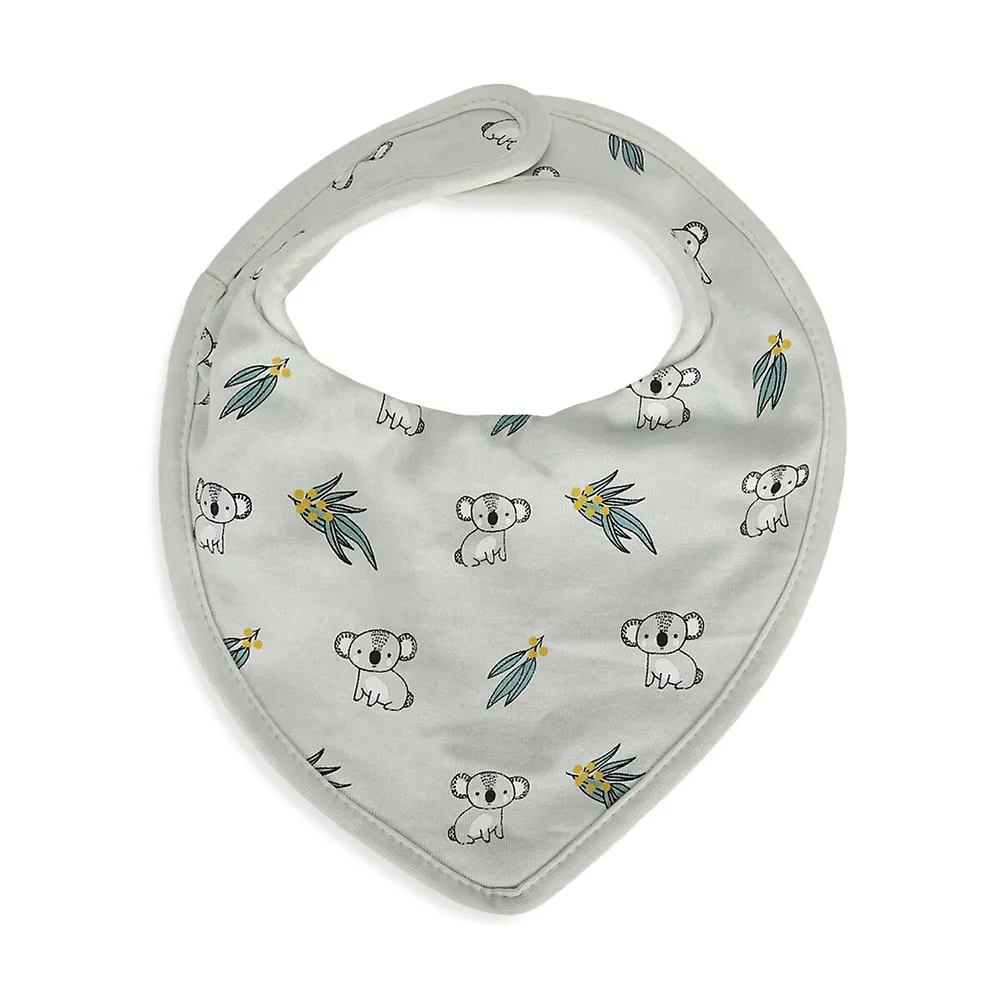 3-Pack Koala-Print Bandana Bibs