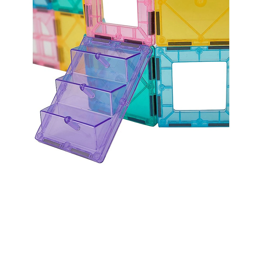 23-Piece Magnetic Block Tiles Castle