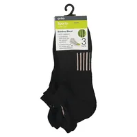Women's 3-Pair Low-Cut Cushioned Sports Sock Pack