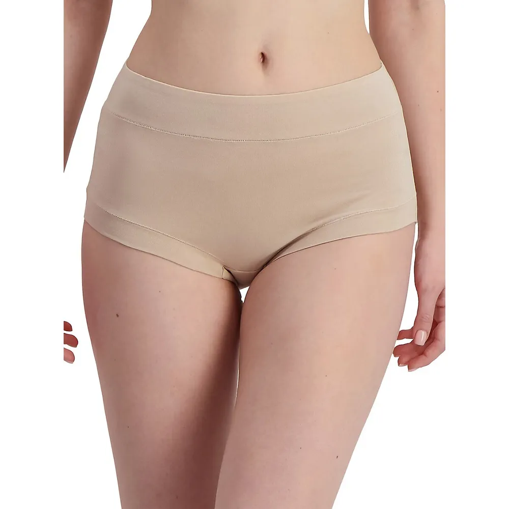 3 Pack Cotton Underwear Full Cut Briefs for Women High Waist