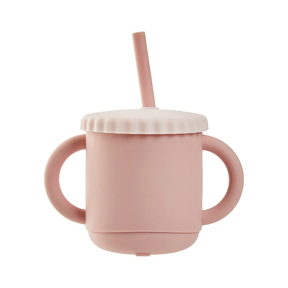 Silicone Trasitional Straw Sippy Cup