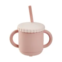 Silicone Trasitional Straw Sippy Cup