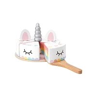 Wooden Unicorn Cake Set