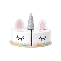 Wooden Unicorn Cake Set