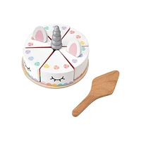 Wooden Unicorn Cake Set