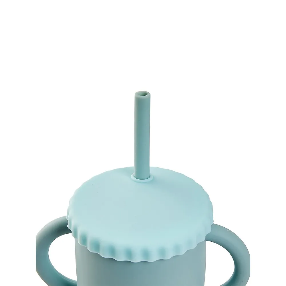 Silicone Transitional Straw Sippy Cup