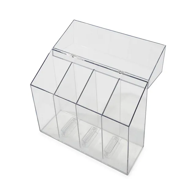 Detachable 9 Drawers Makeup Organizer Clear Acrylic Storage Box