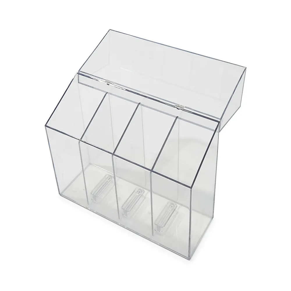 Modular Clear Brush Storage Box