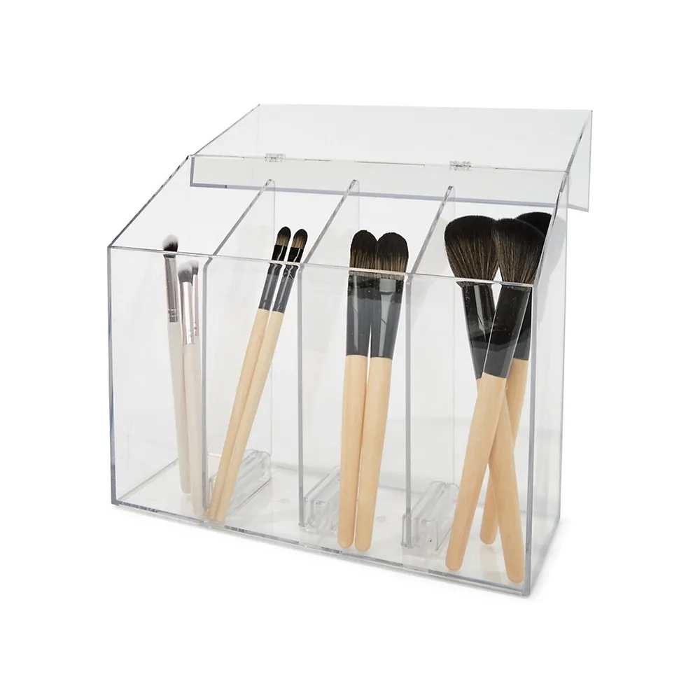 Modular Clear Brush Storage Box